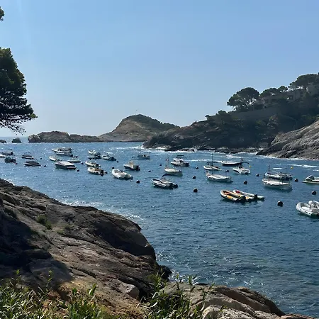 בית נופש Aiguafreda, Piscina Y Vistas Al Mar בגור